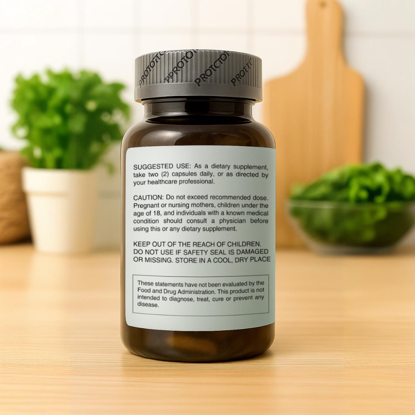 Suplemento de Magnesio Glicinato 1330 mg – 120 Cápsulas | Alta Absorción