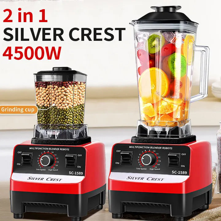 Licuadora Silver Crest 4.500W – 15 velocidades, alta resistencia y gran capacidad