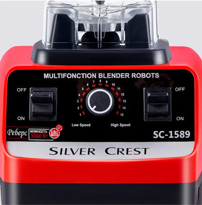 Licuadora Silver Crest 4.500W – 15 velocidades, alta resistencia y gran capacidad