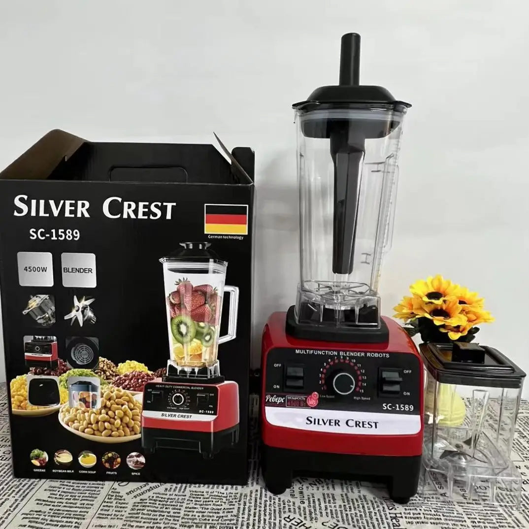 Licuadora Silver Crest 4.500W – 15 velocidades, alta resistencia y gran capacidad