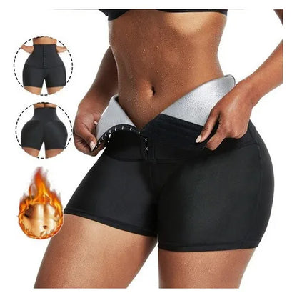🔥 PANTALÓN CORTO SAUNA TÉRMICO – SWEAT SHAPER PARA MUJER 🔥