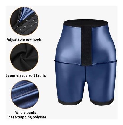 🔥 PANTALÓN CORTO SAUNA TÉRMICO – SWEAT SHAPER PARA MUJER 🔥